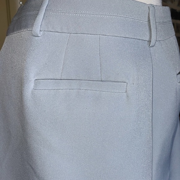 B Design Light Fog Blue Gray Tailored Pants Trousers Straight Leg Size 12 - Picture 6 of 12
